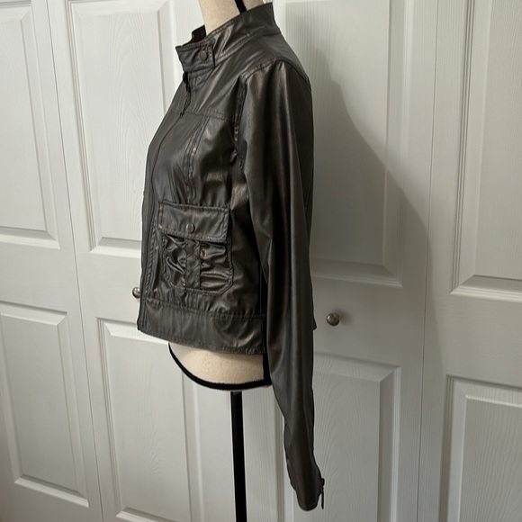Ashley Junior’s  Full Zip Fully Lined Jacket, XL, Pewter color - Picture 4 of 16
